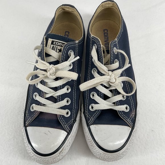 CONVERSE All Star Unisex Blue low Top Canvas Sneaker Shoes Man 4.5Woman 6.5 - Picture 1 of 6